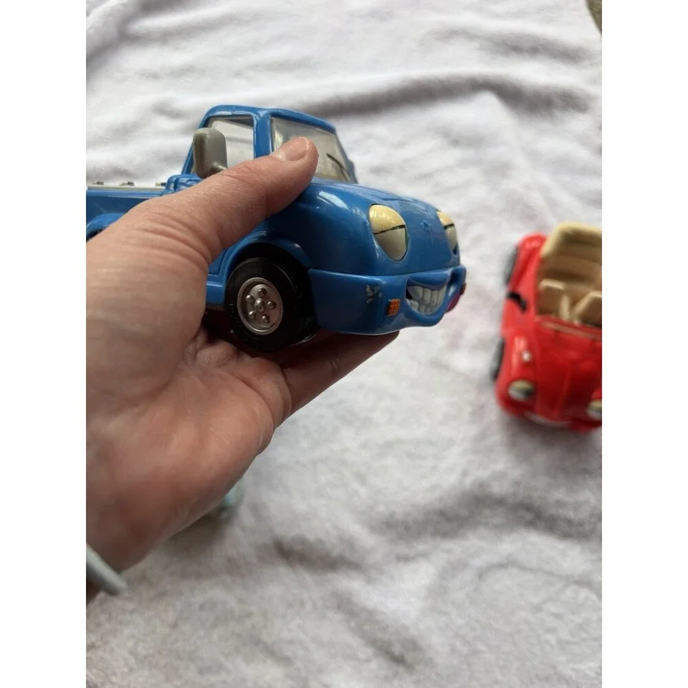 Chevron Cars Lot of 4 Plastic Toy Cars